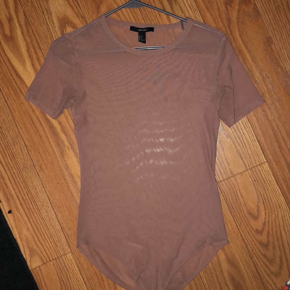 Mesh short sleeve onesie